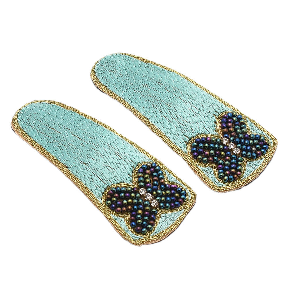 Colorful Beaded Hair Clip, Jewelry,Beaded Barrette,Indigenous Hair Clip ,Tribal Barrette,Beaded Hair Bow FHC1001-3